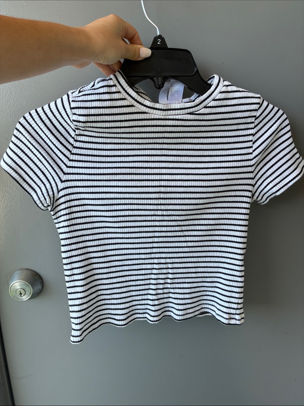 Striped Black and White t-shirt